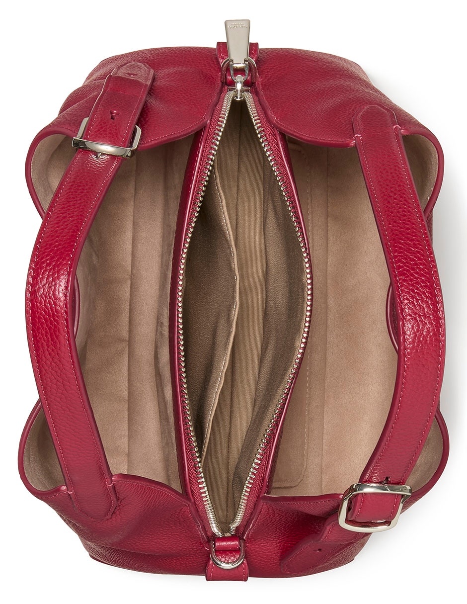 Bolsa hobo de cuero para mujer 4