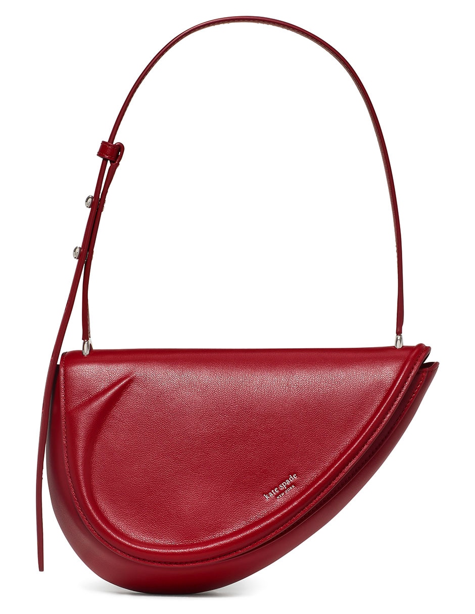 Bolsa flap de cuero para mujer