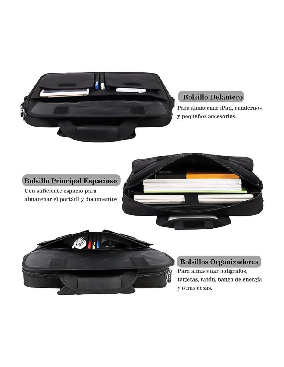 Maletín con compartimiento para laptop 15.6 pulgadas y celular 3