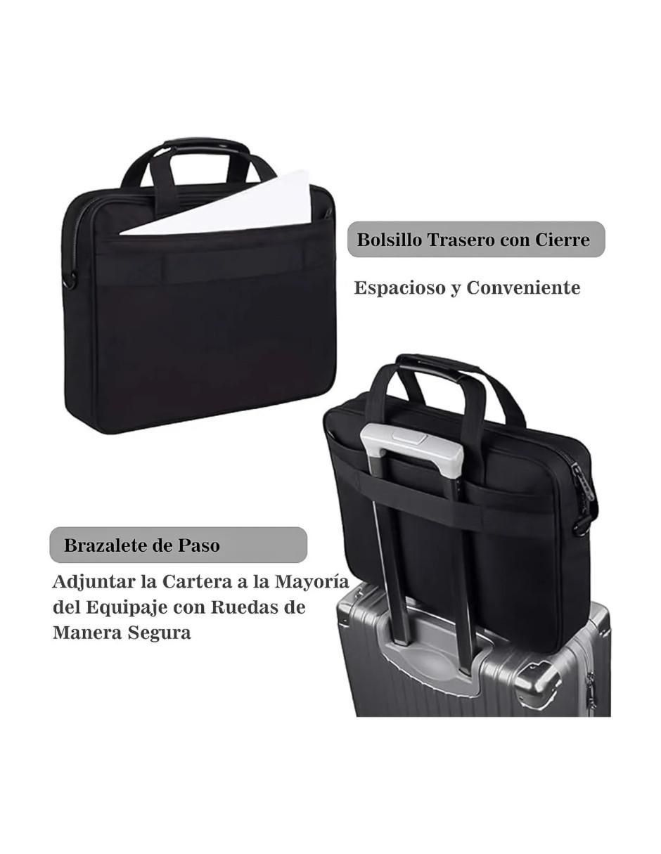 Maletín con compartimiento para laptop 15.6 pulgadas y celular 4