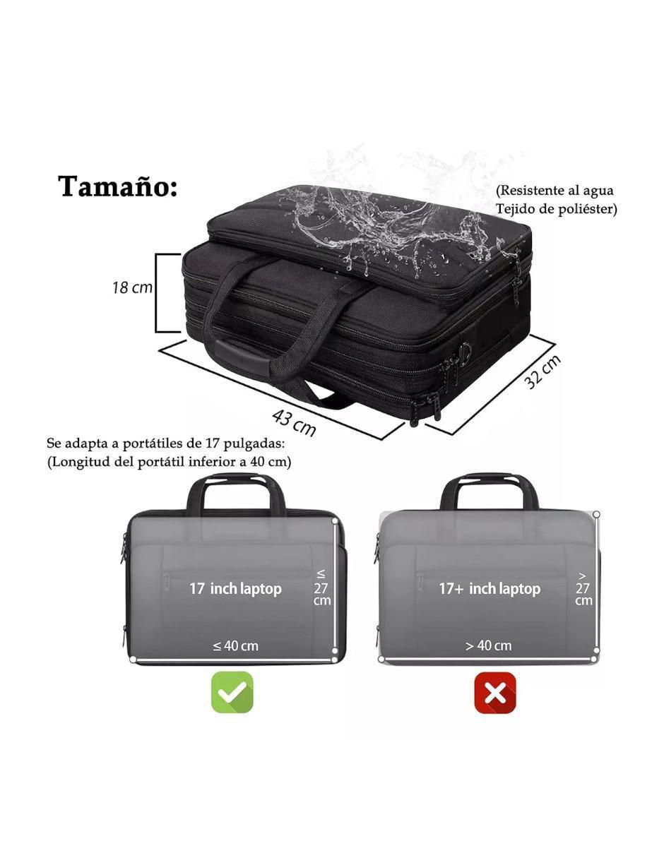 Maletín con compartimiento para laptop 17 pulgadas y celular 2