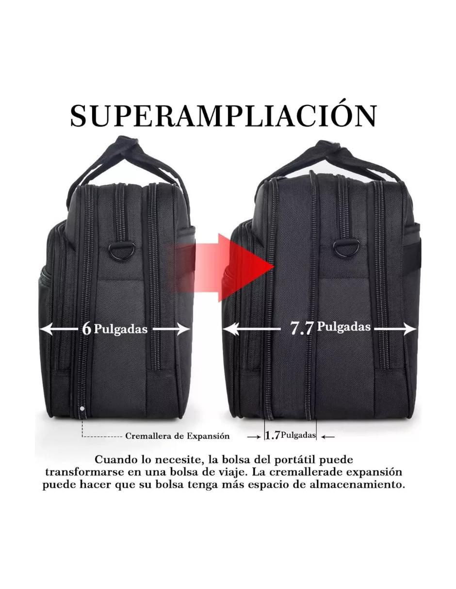 Maletín con compartimiento para laptop 17 pulgadas y celular 4