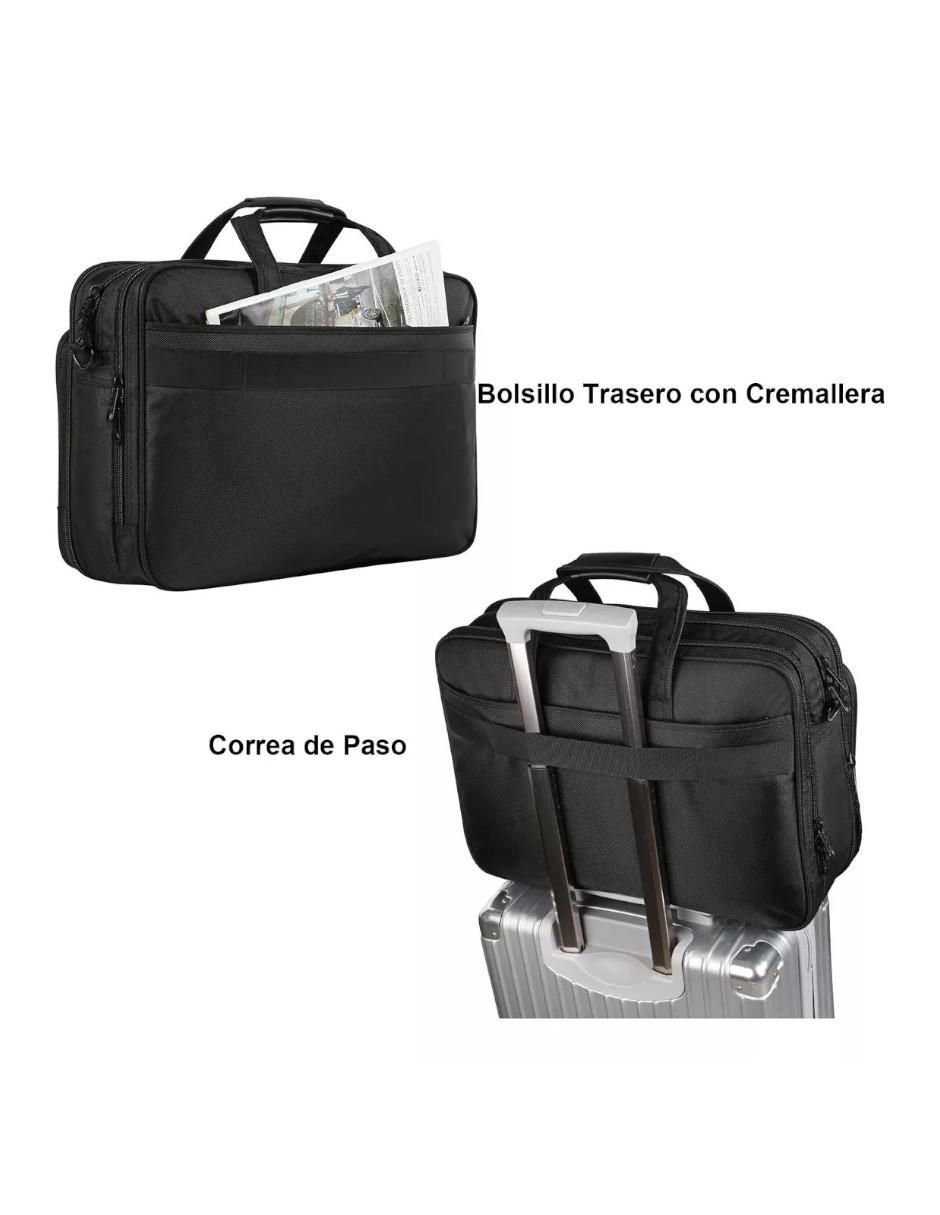 Maletín con compartimiento para laptop 17 pulgadas y celular 5