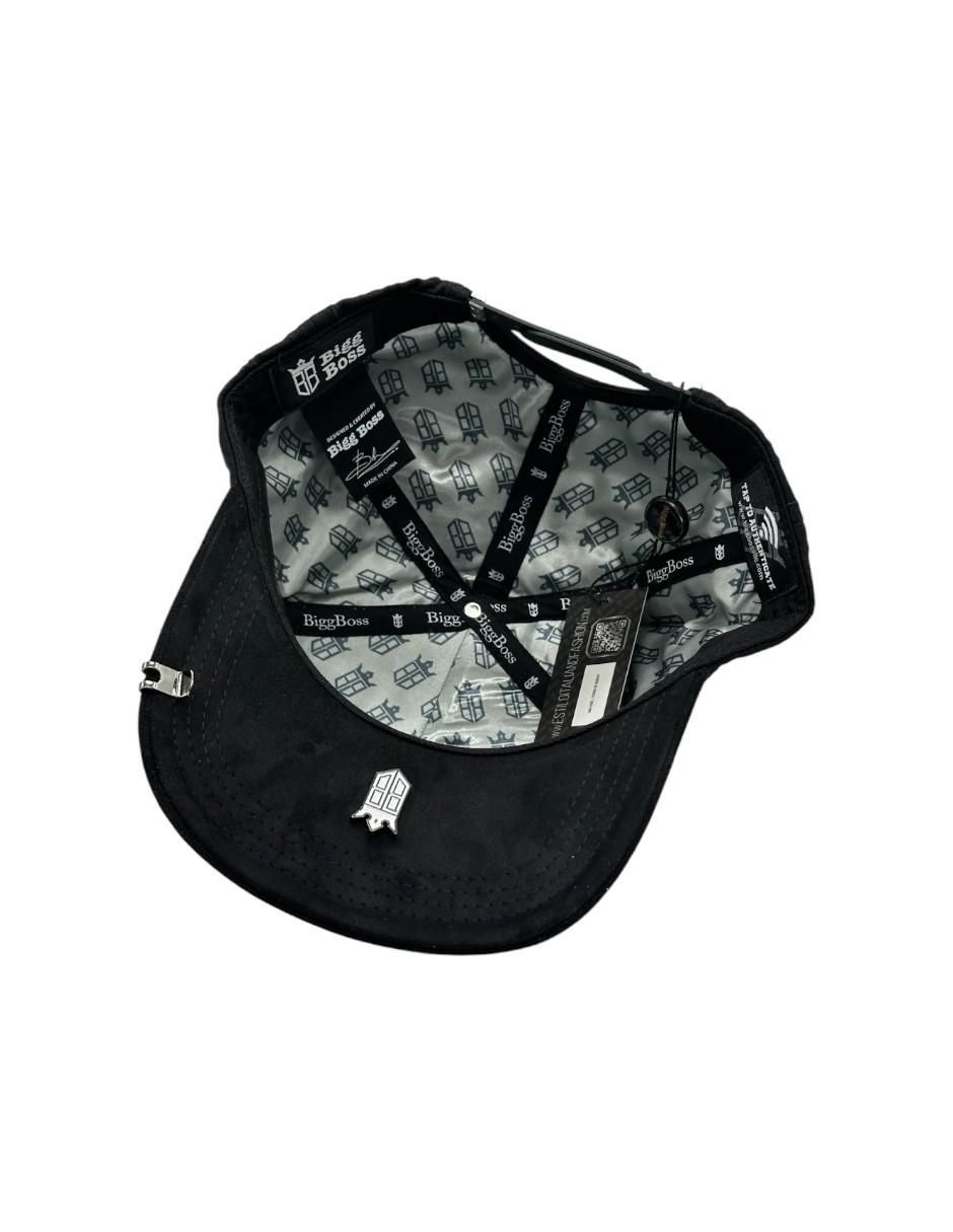Gorra visera semicurva snapback casual iBg Boss La Cruz Black para hombre 3