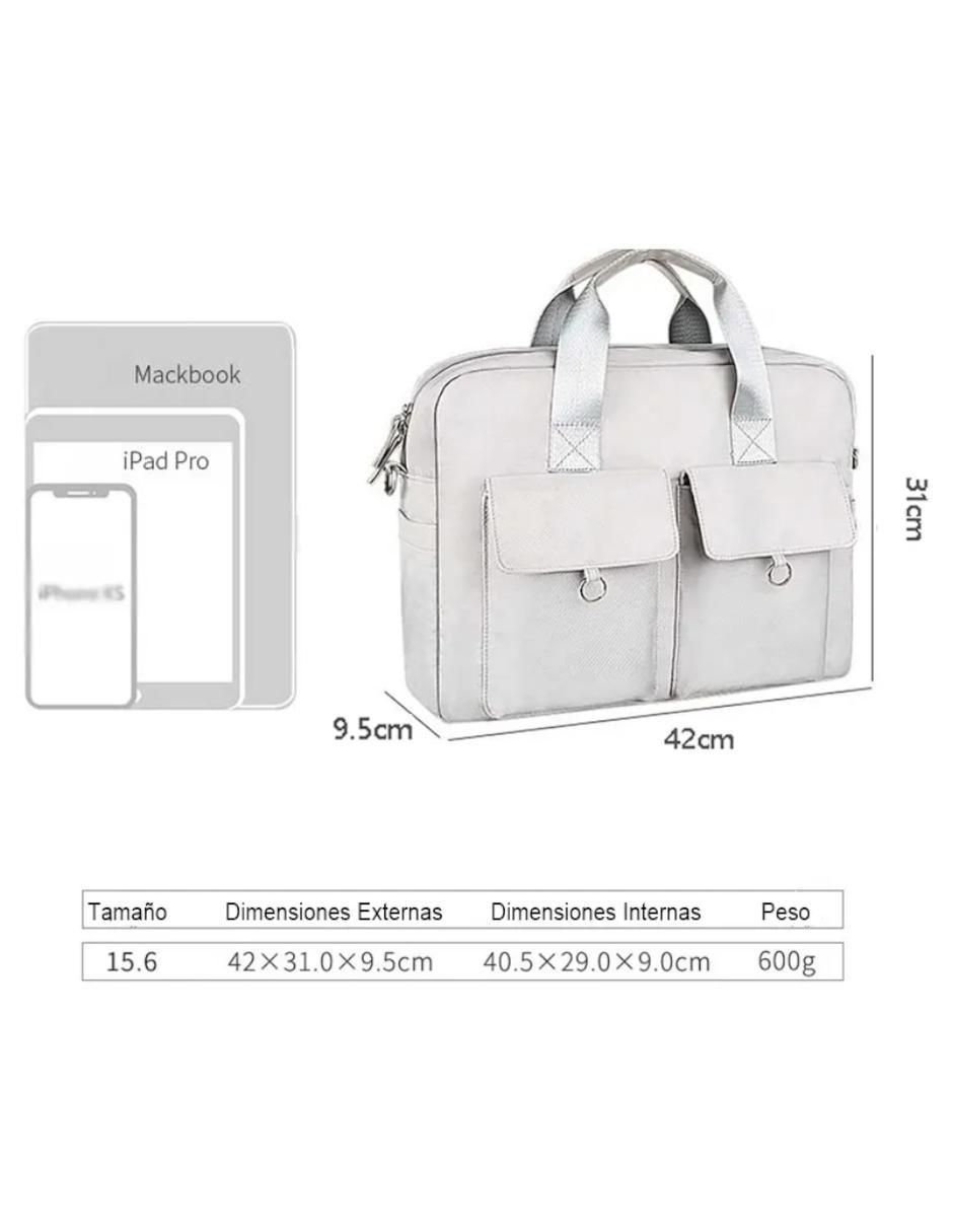 Maletín con compartimiento para laptop 15.6 pulgadas y celular 2