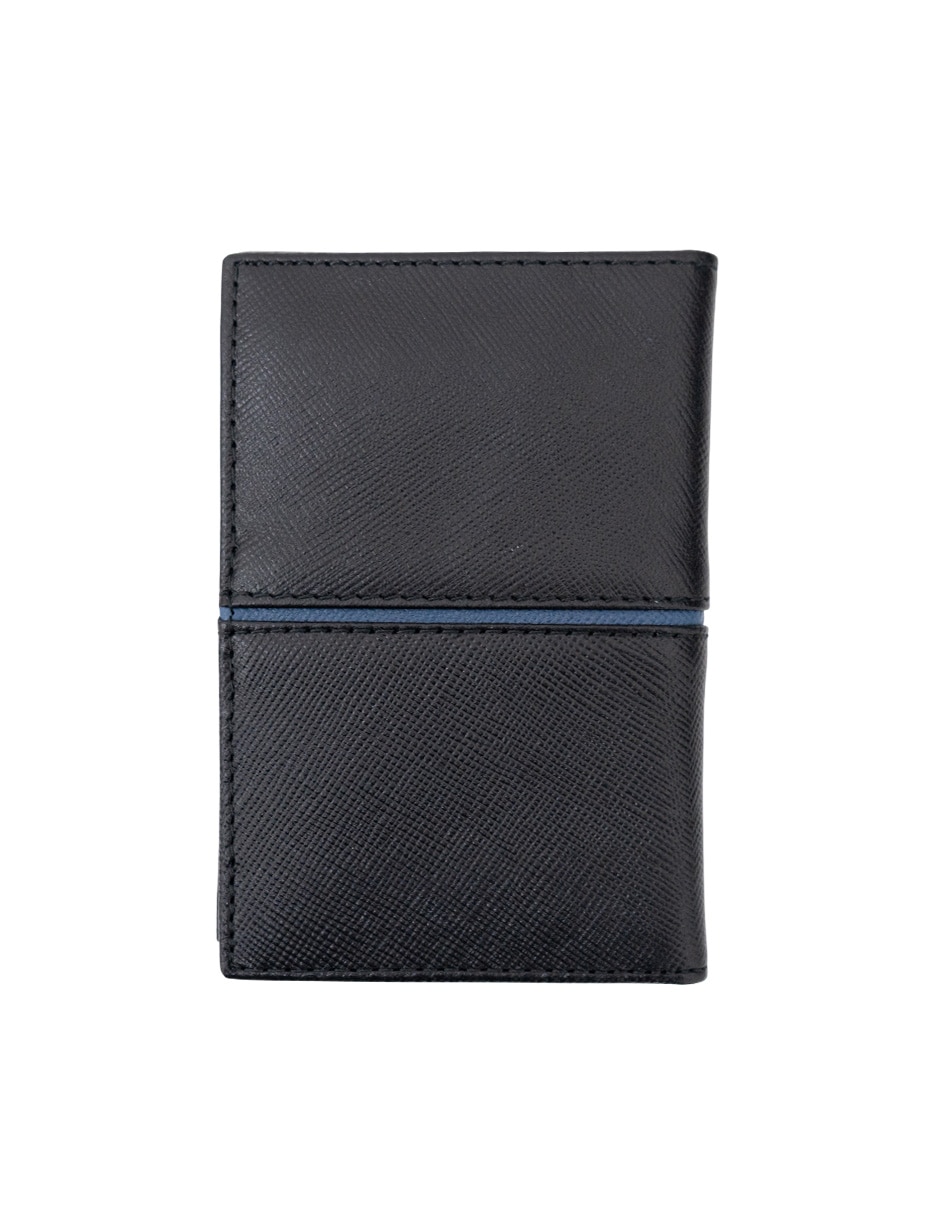 Tarjetero piel Colibrí Origami para hombre 2