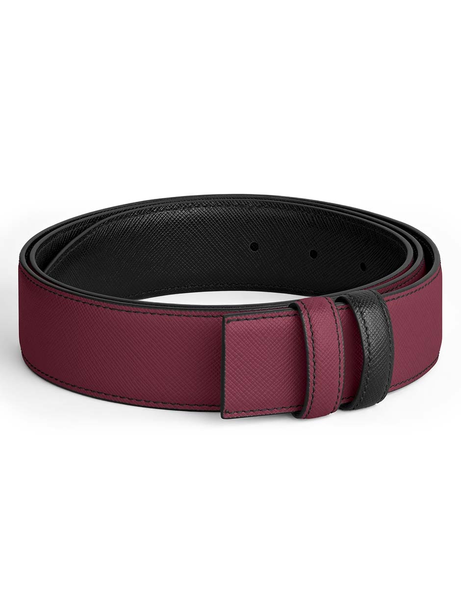Cinturón de piel para hombre