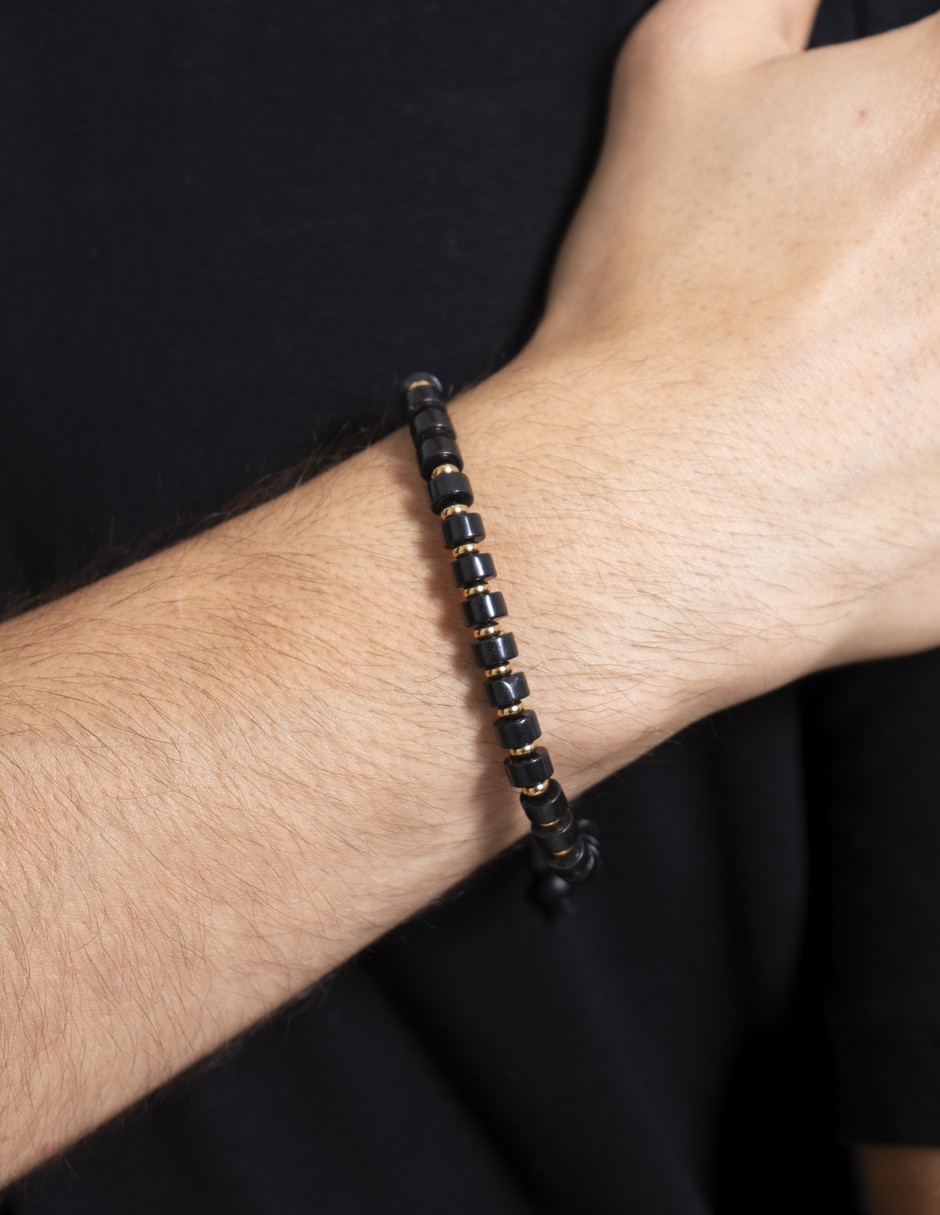 Pulsera de acero inoxidable con acabado 5