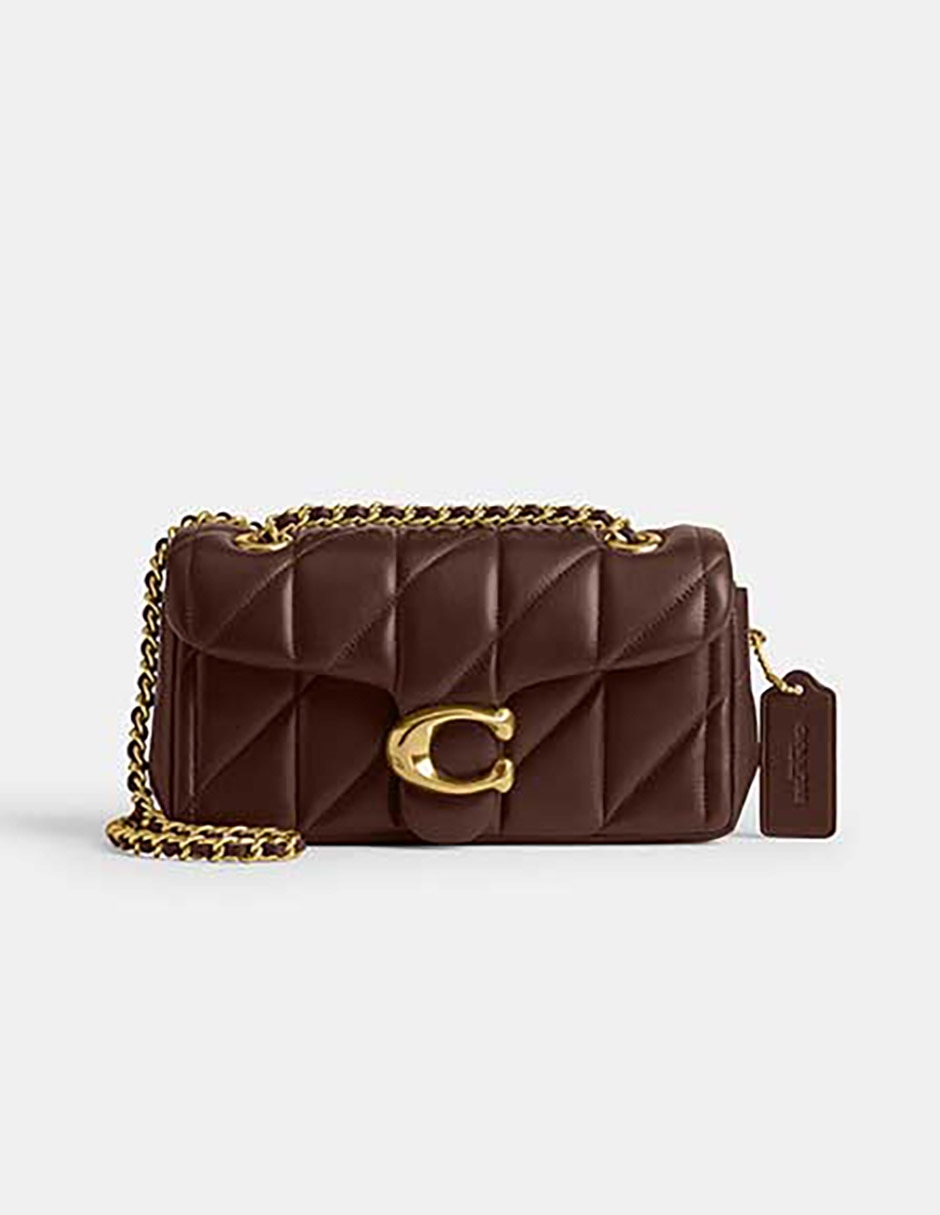 Bolsa shoulder Quilted Pillow de piel para mujer