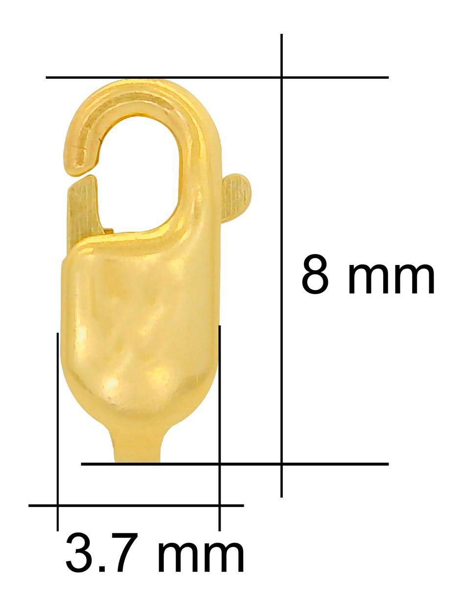 Broche de oro ovalado 3