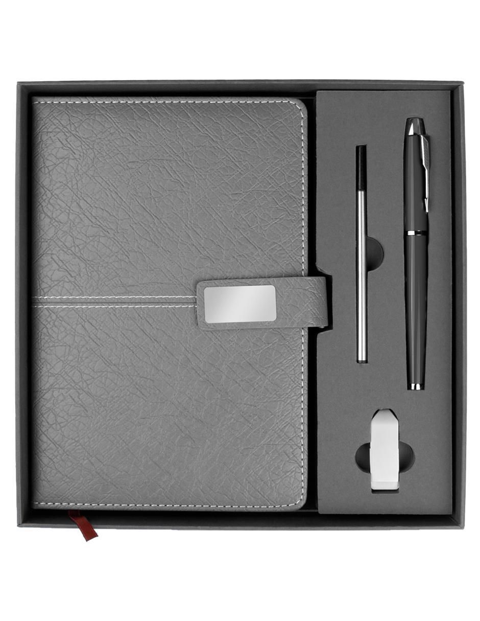 Set cuaderno-rollball hoja a rayas 4