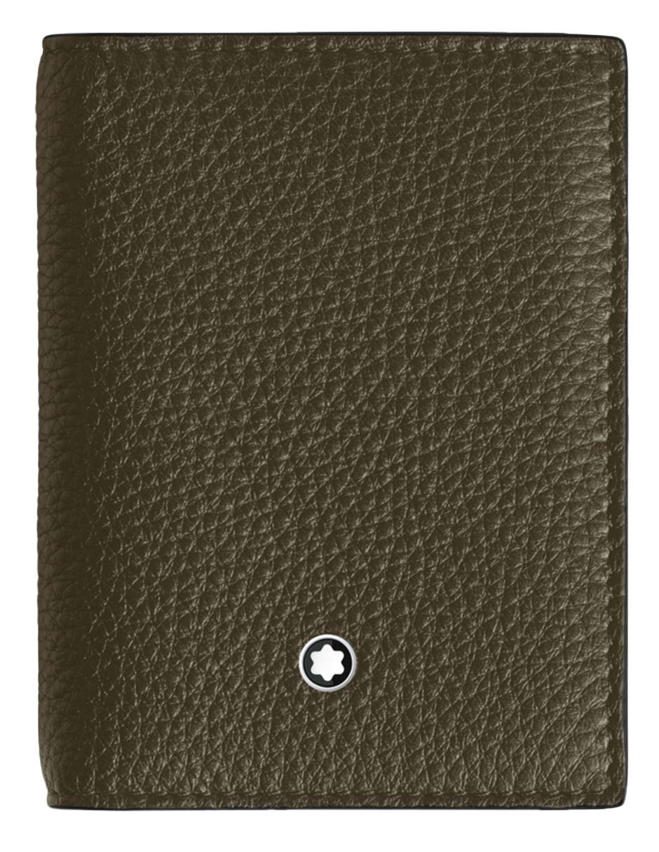 Tarjetero de piel Grain unisex