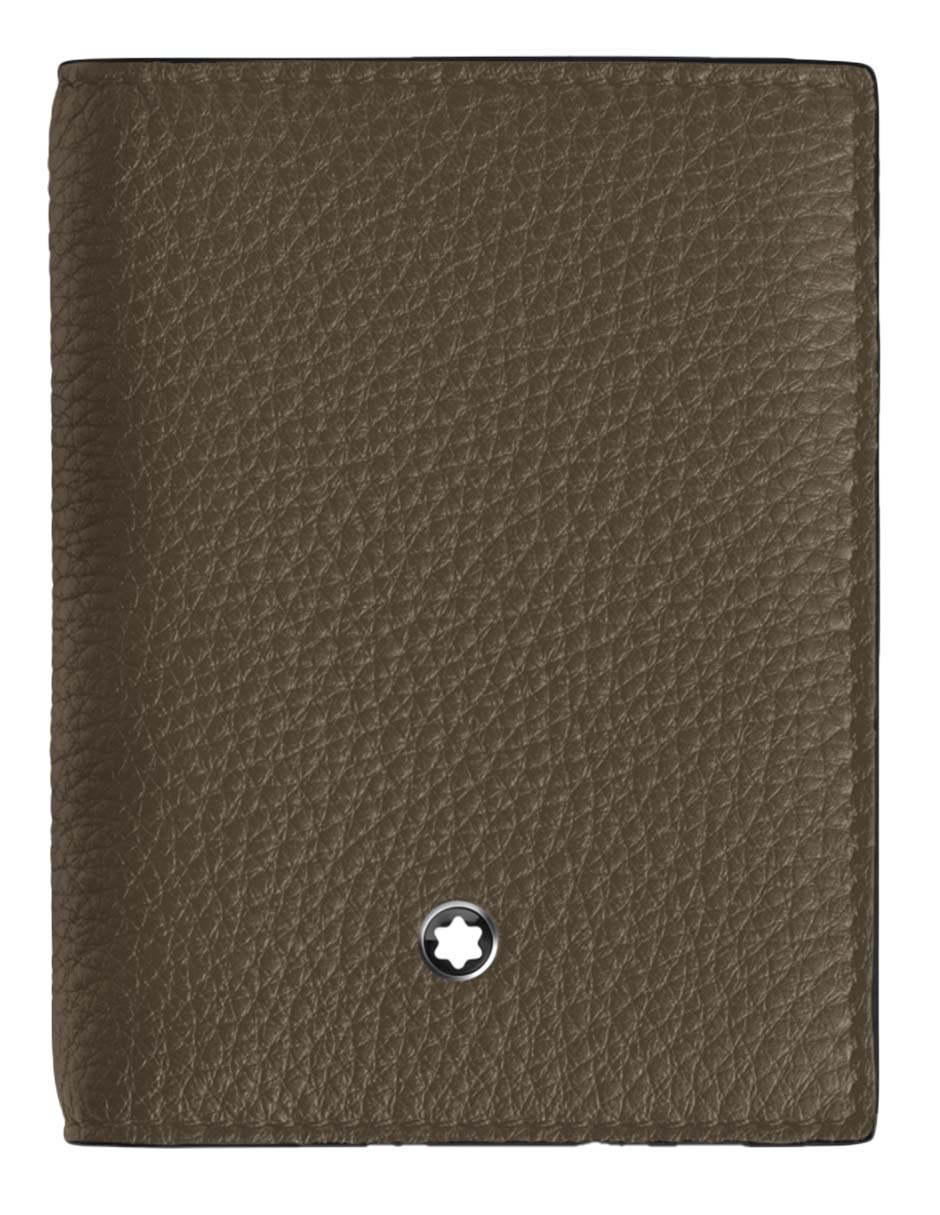 Tarjetero de piel Grain unisex