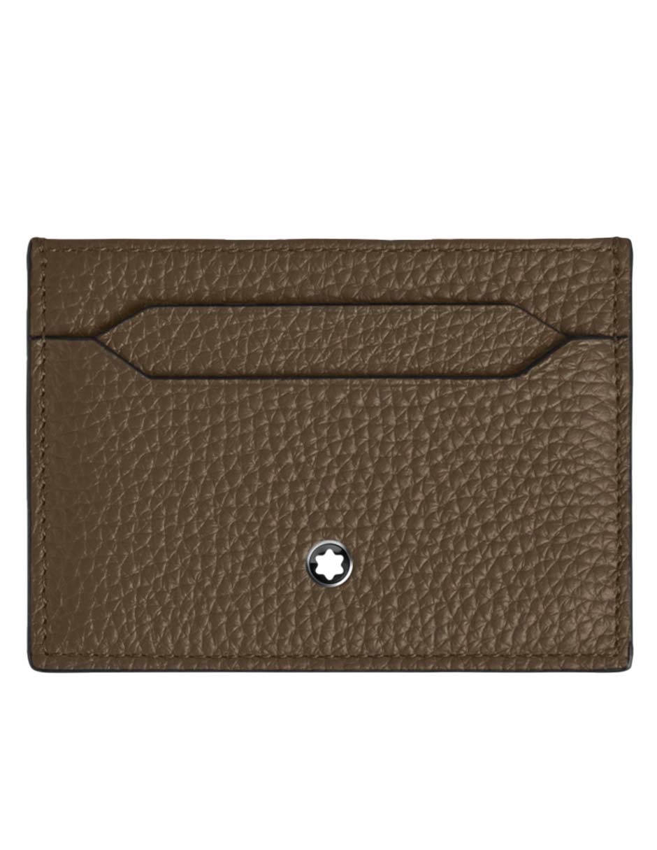 Tarjetero de piel Grain unisex