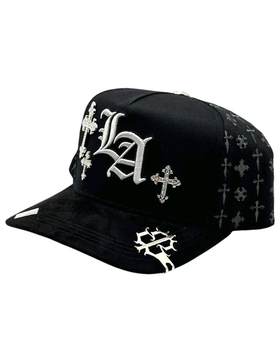 Gorra visera semicurva snapback La Cruz Gray para hombre 3