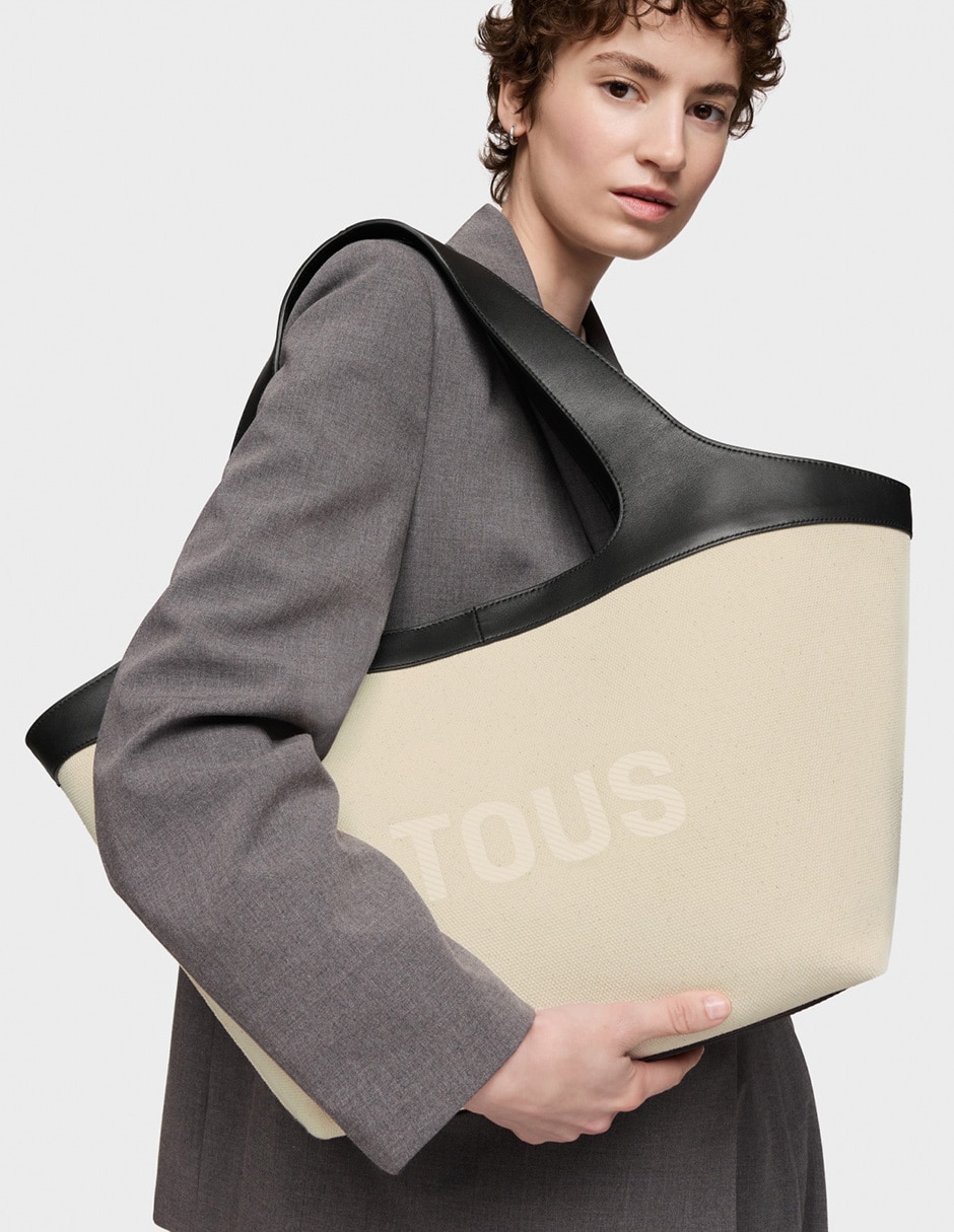 Bolsa shopper Lirio Canvas para mujer 4