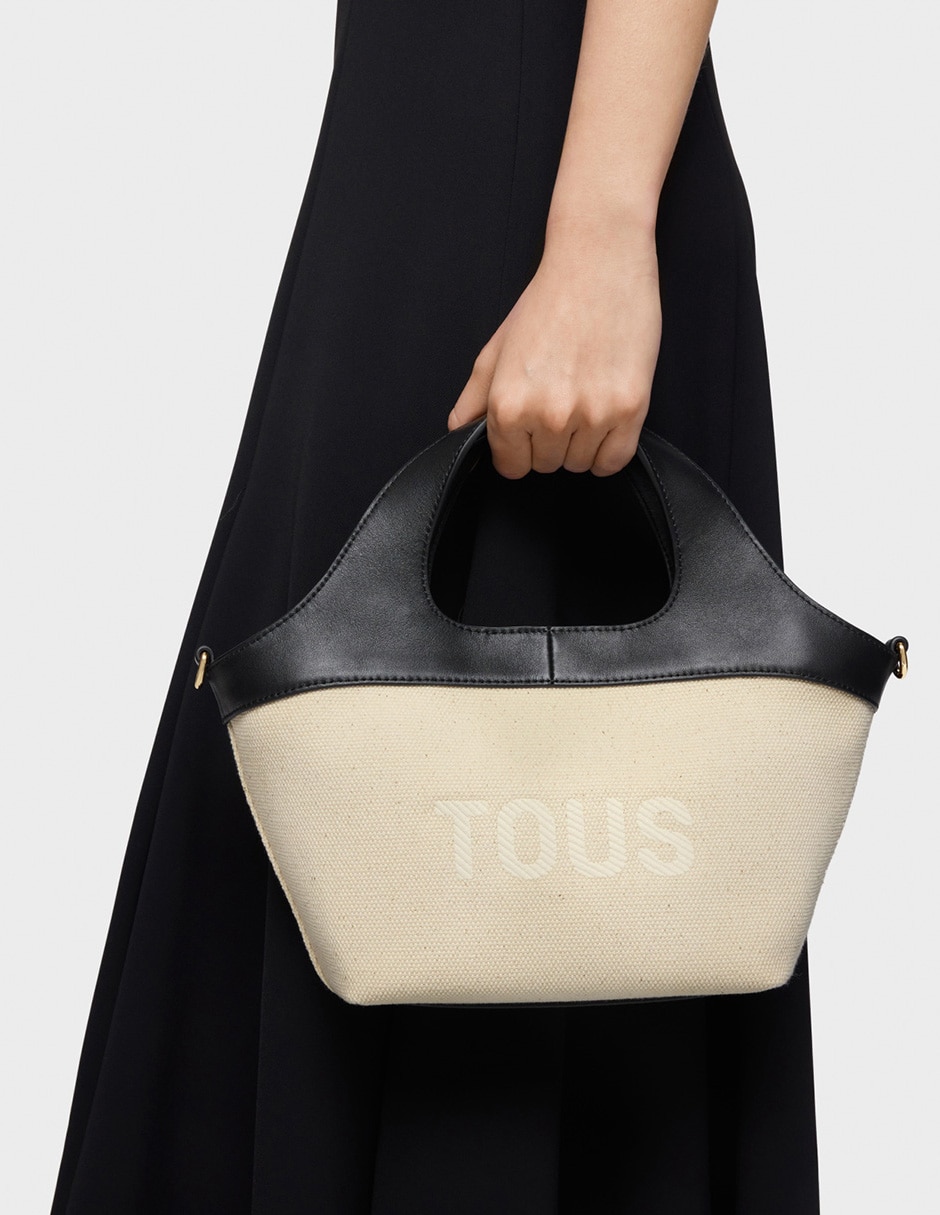 Bolsa shopper Lirio Canvas para mujer 4