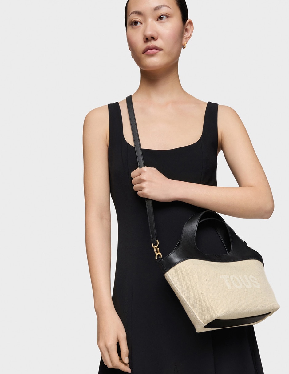 Bolsa shopper Lirio Canvas para mujer 5