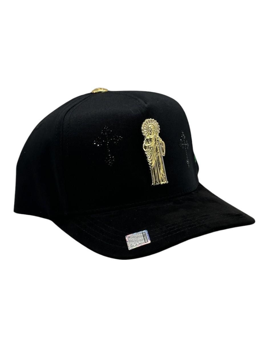 Gorra visera curva snapback San Judas Black para hombre Gorra visera curva snapback San Judas Black para hombre