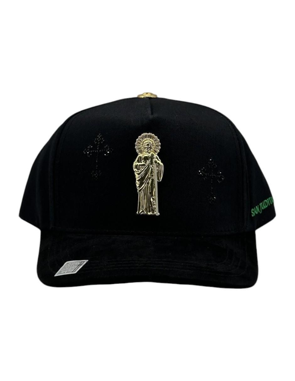 Gorra visera curva snapback San Judas Black para hombre 2