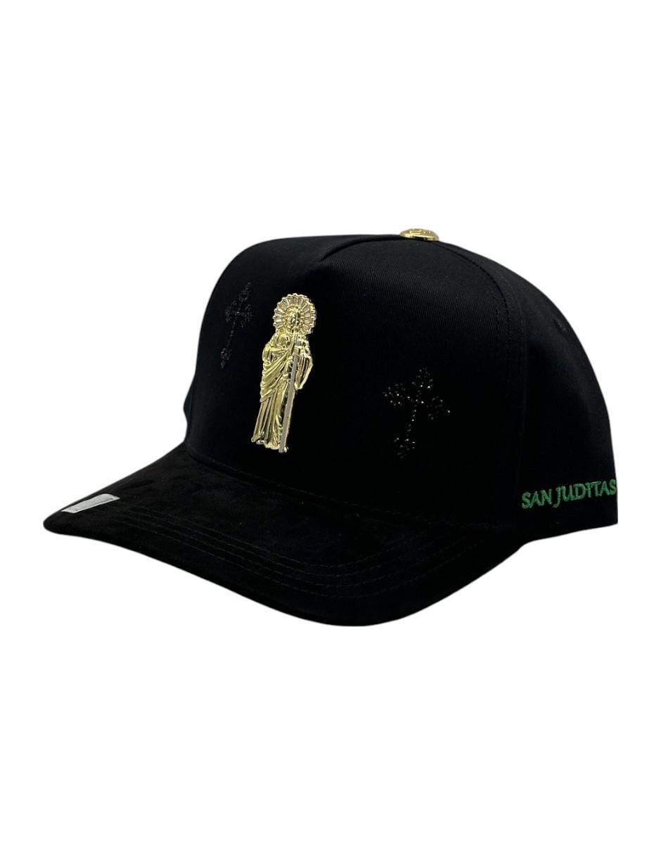 Gorra visera curva snapback San Judas Black para hombre 3
