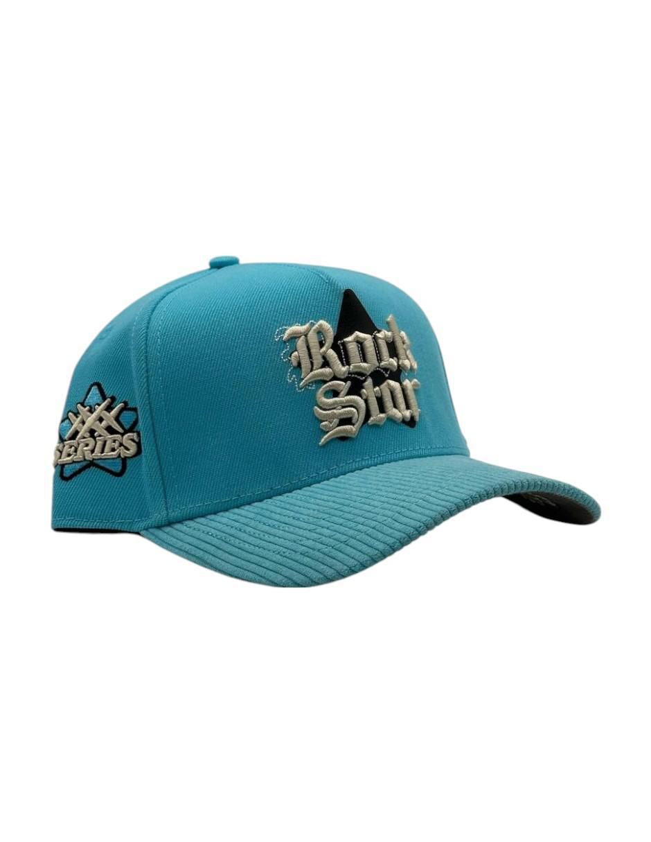 Gorra visera curva snapback casual Rockstar Blue para hombre Gorra visera curva snapback casual Rockstar Blue para hombre