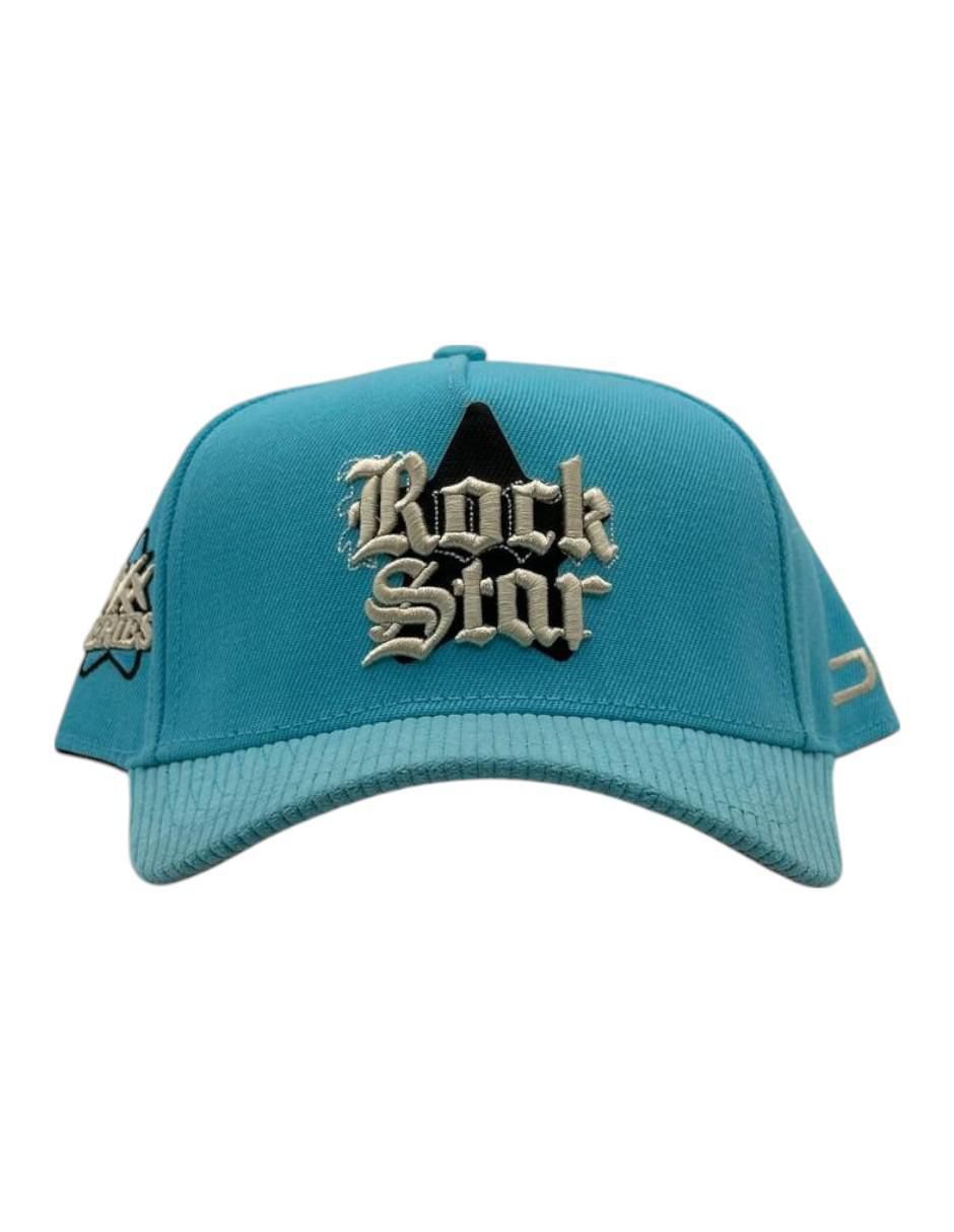 Gorra visera curva snapback casual Rockstar Blue para hombre 2