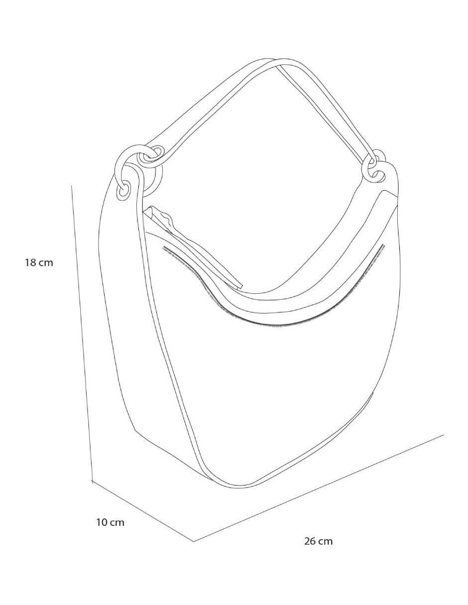 Bolsa shoulder de piel para mujer 5