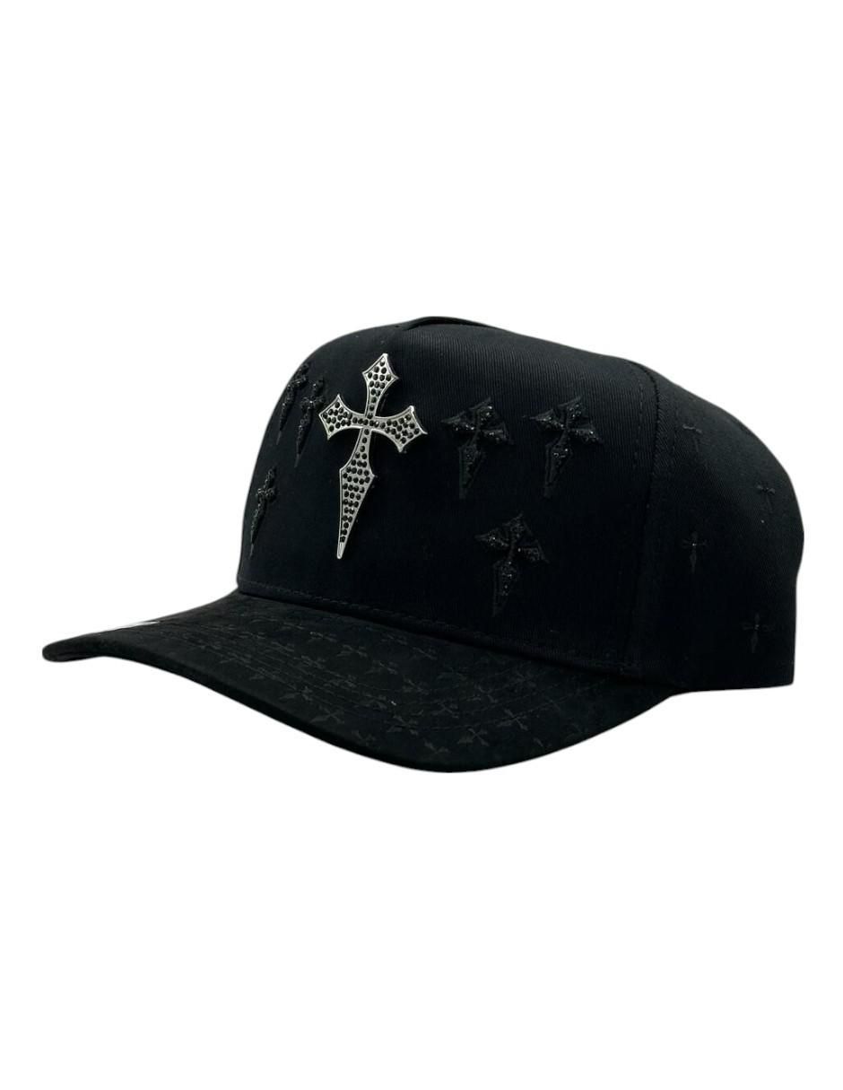 Gorra con visera curva snapback Cruz Black/Grey para adulto 3