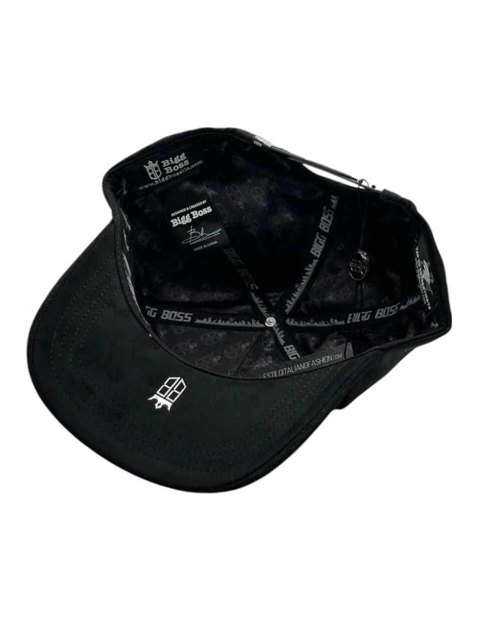 Gorra con visera curva snapback Cruz Black/Grey para adulto 4