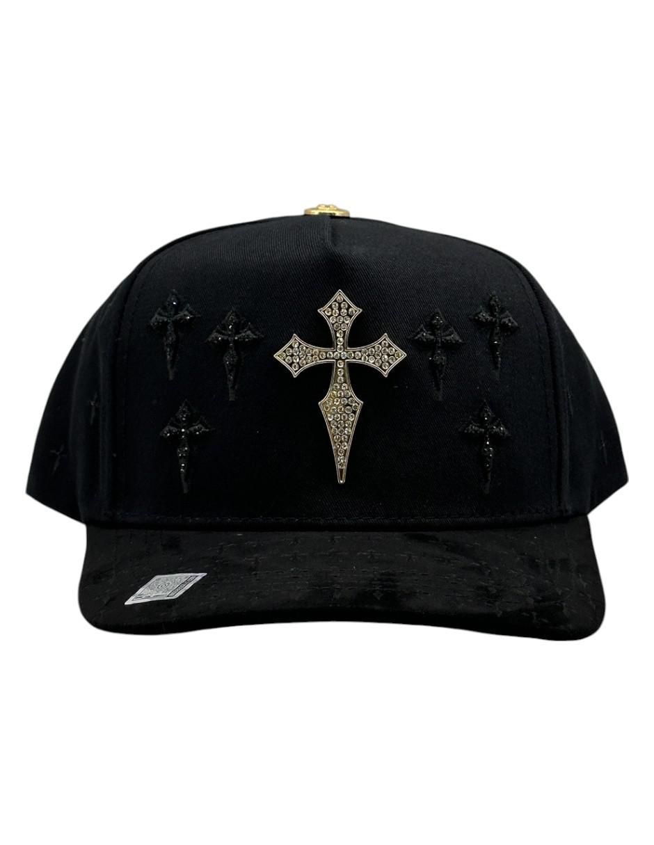 Gorra visera curva snapback Cruz Black Gold para hombre 2