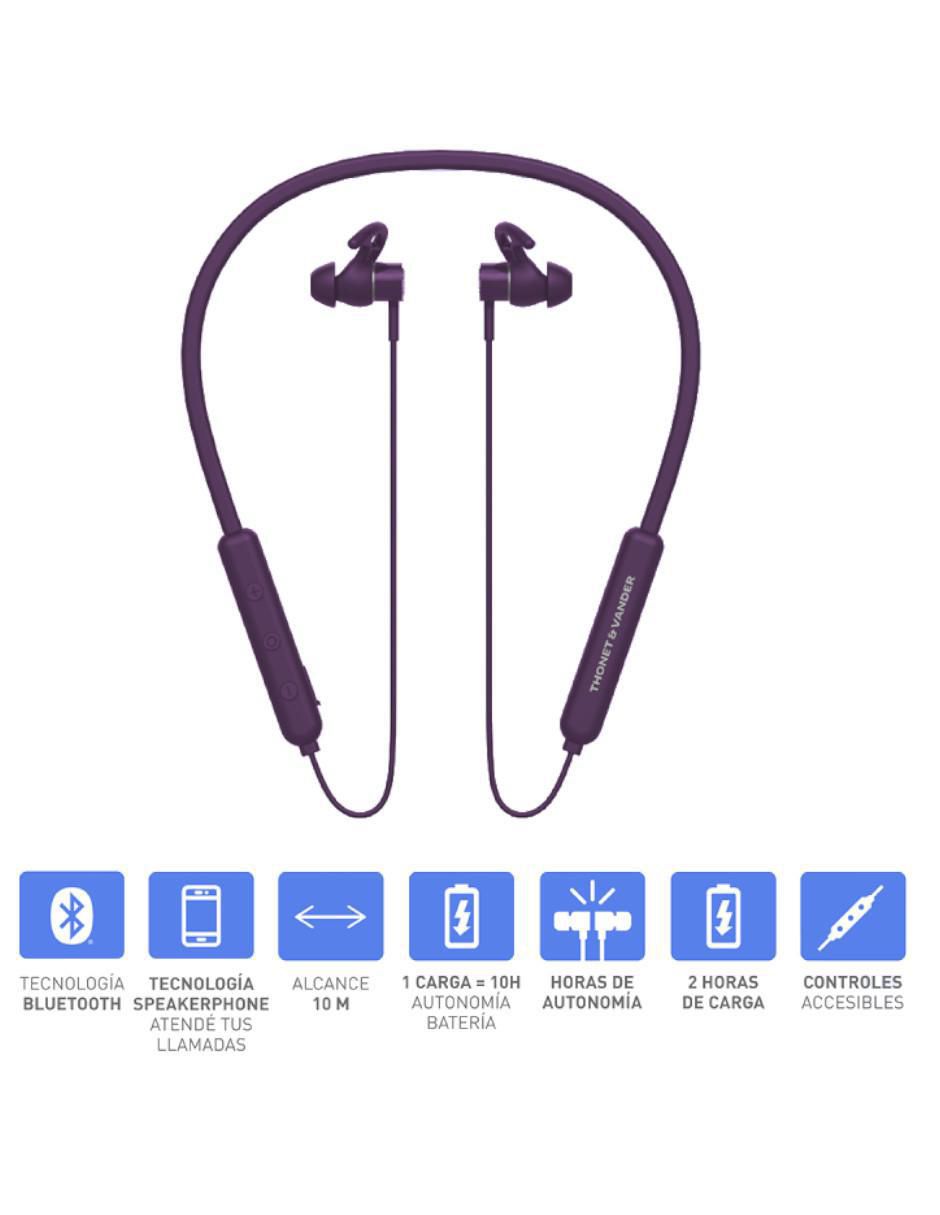 Audífonos In-Ear VR100 Neckband inalámbricos con cancelación de ruido 2