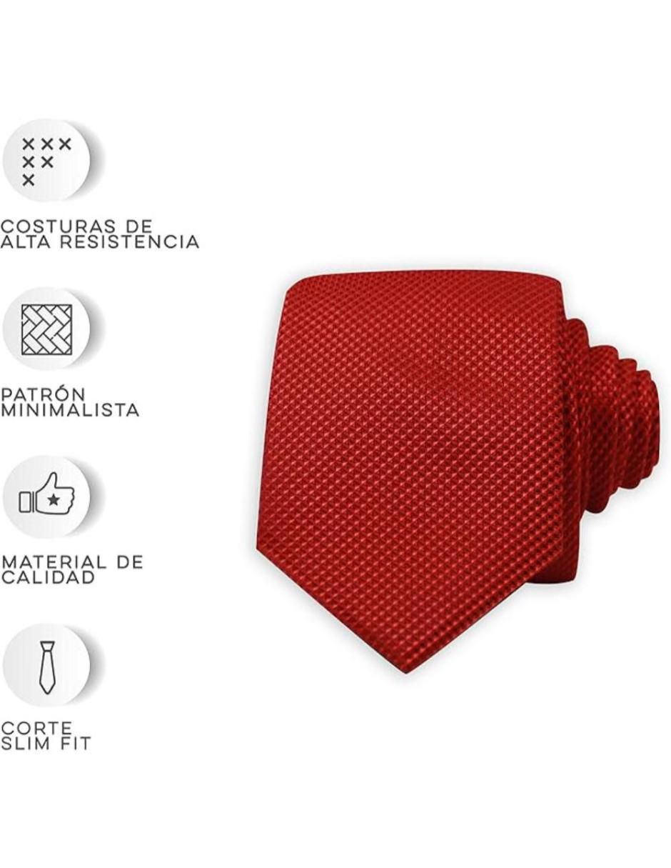 Corbata vedicci regular (6-8.5 cm) "de" poliéster "estampado" liso "para" hombre