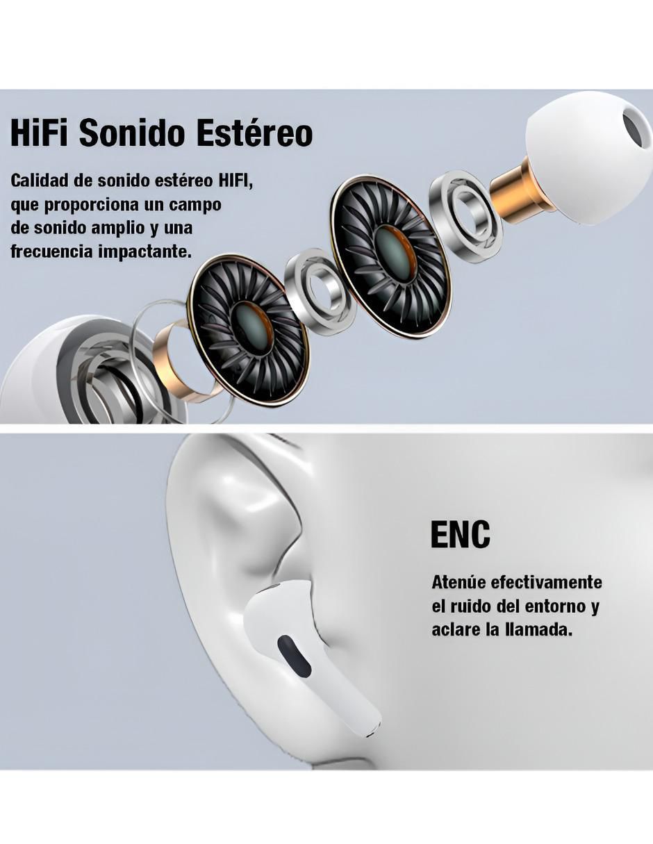 Audífonos In-Ear inalámbricos con cancelación de ruido 3