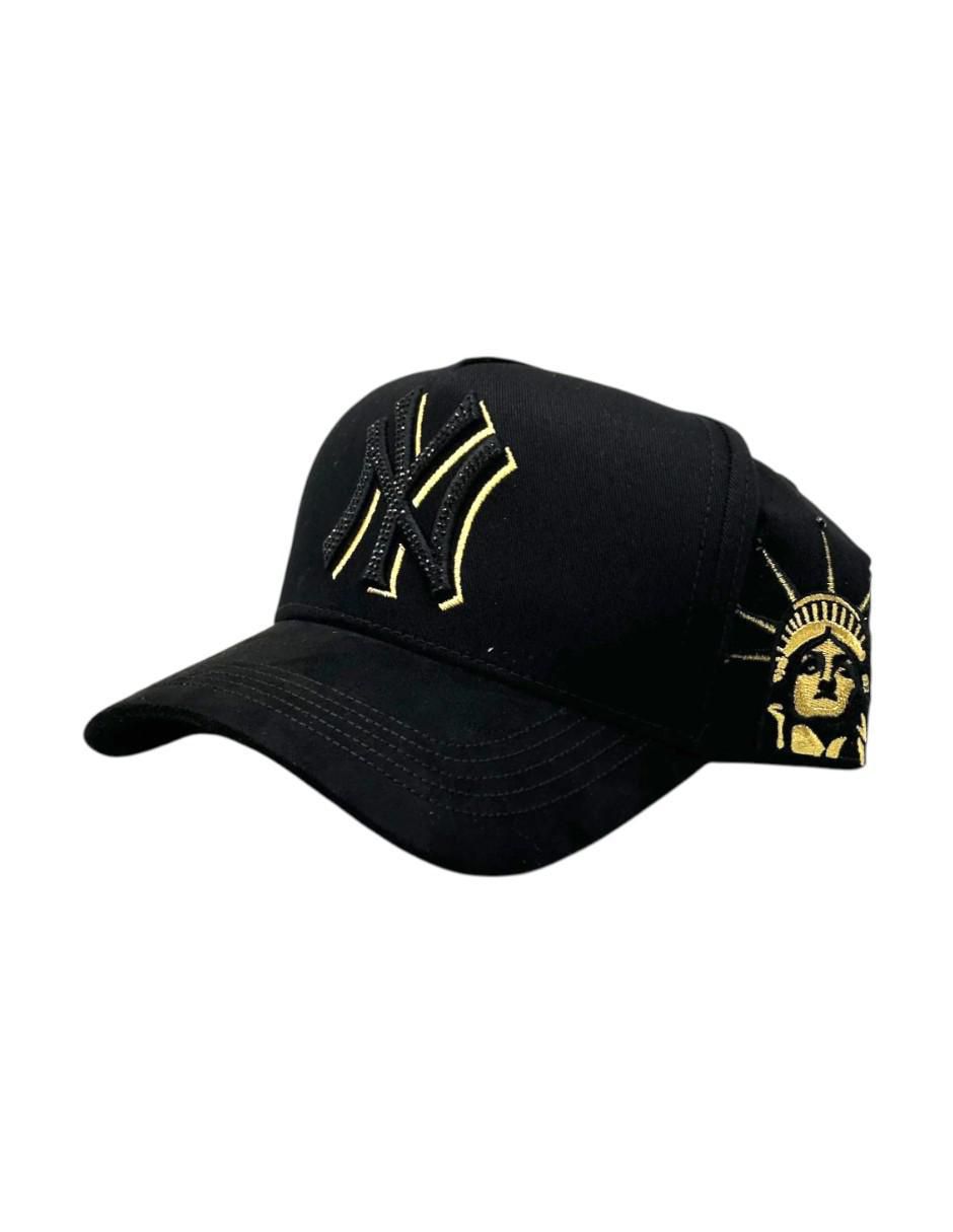 Gorra visera curva snapback casual NY Crystal Gold para hombre 3