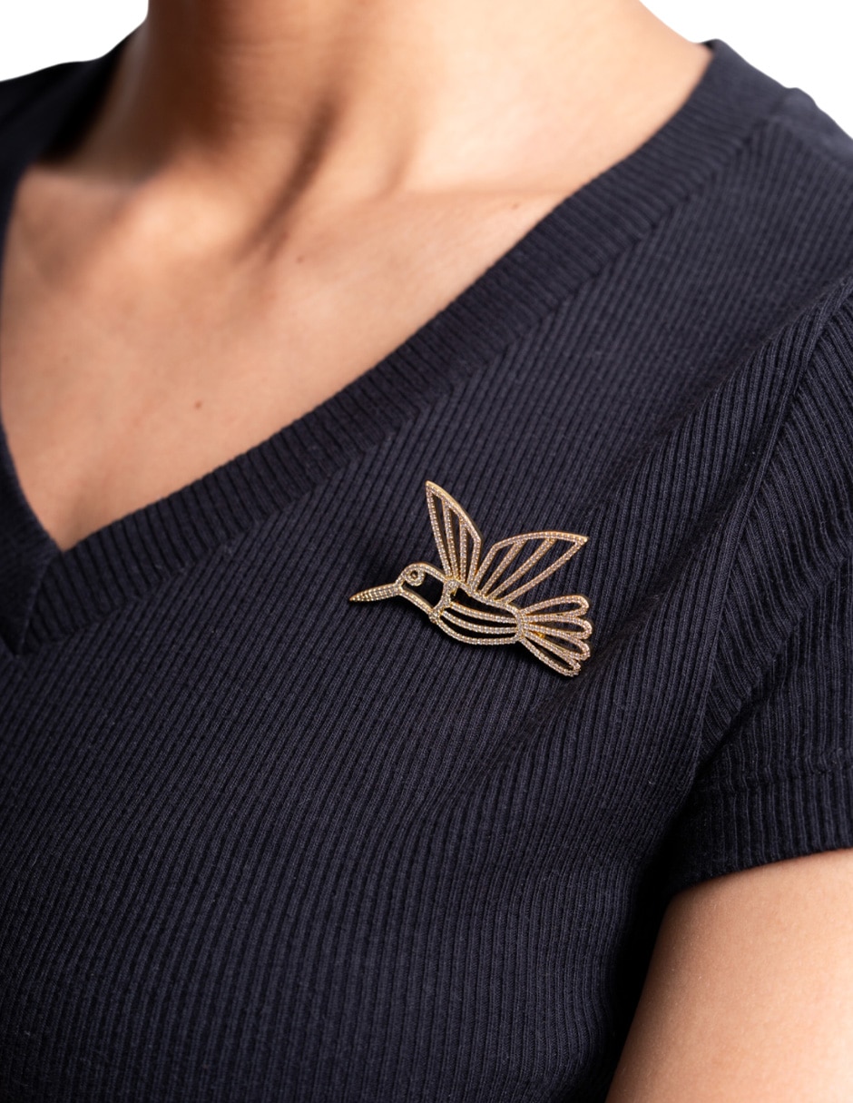 Pin de metal colibrí 2