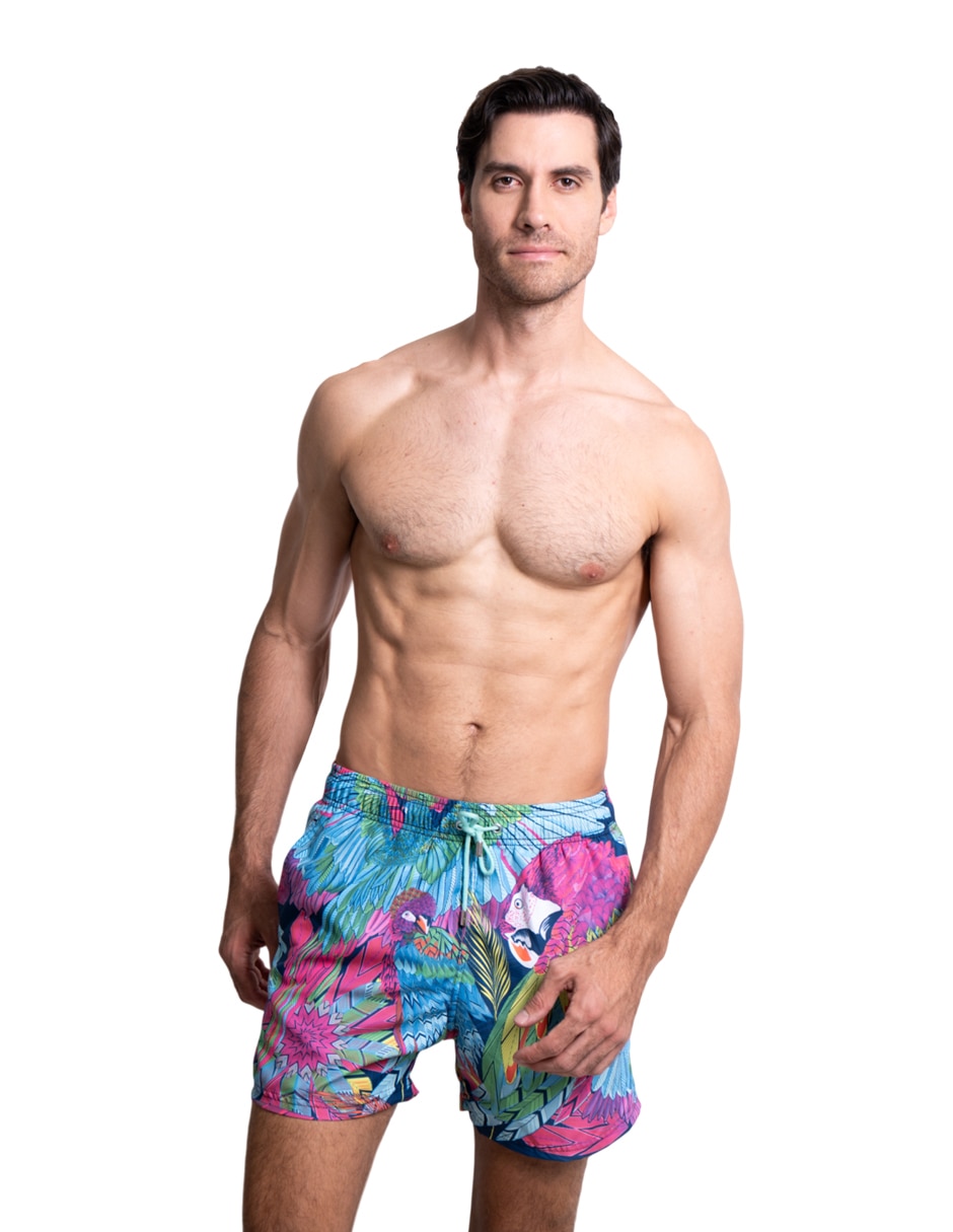 Traje de baño con bolsillos para hombre