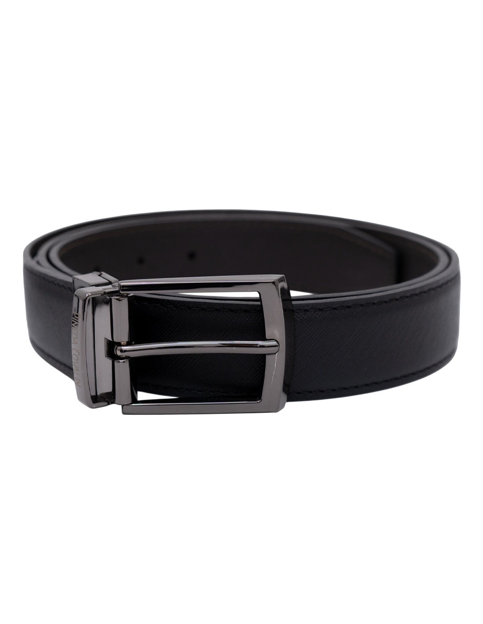 Cinturón de piel para hombre