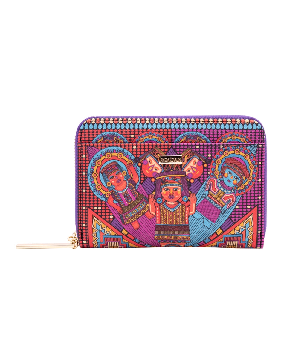Cartera caritas sonrientes de Veracruz para mujer