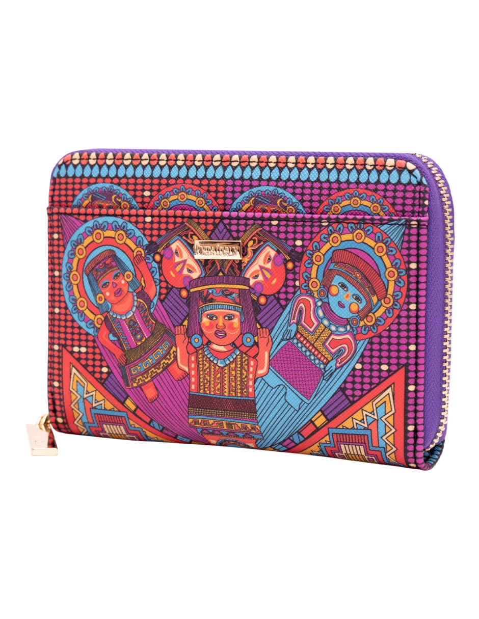 Cartera caritas sonrientes de Veracruz para mujer 5