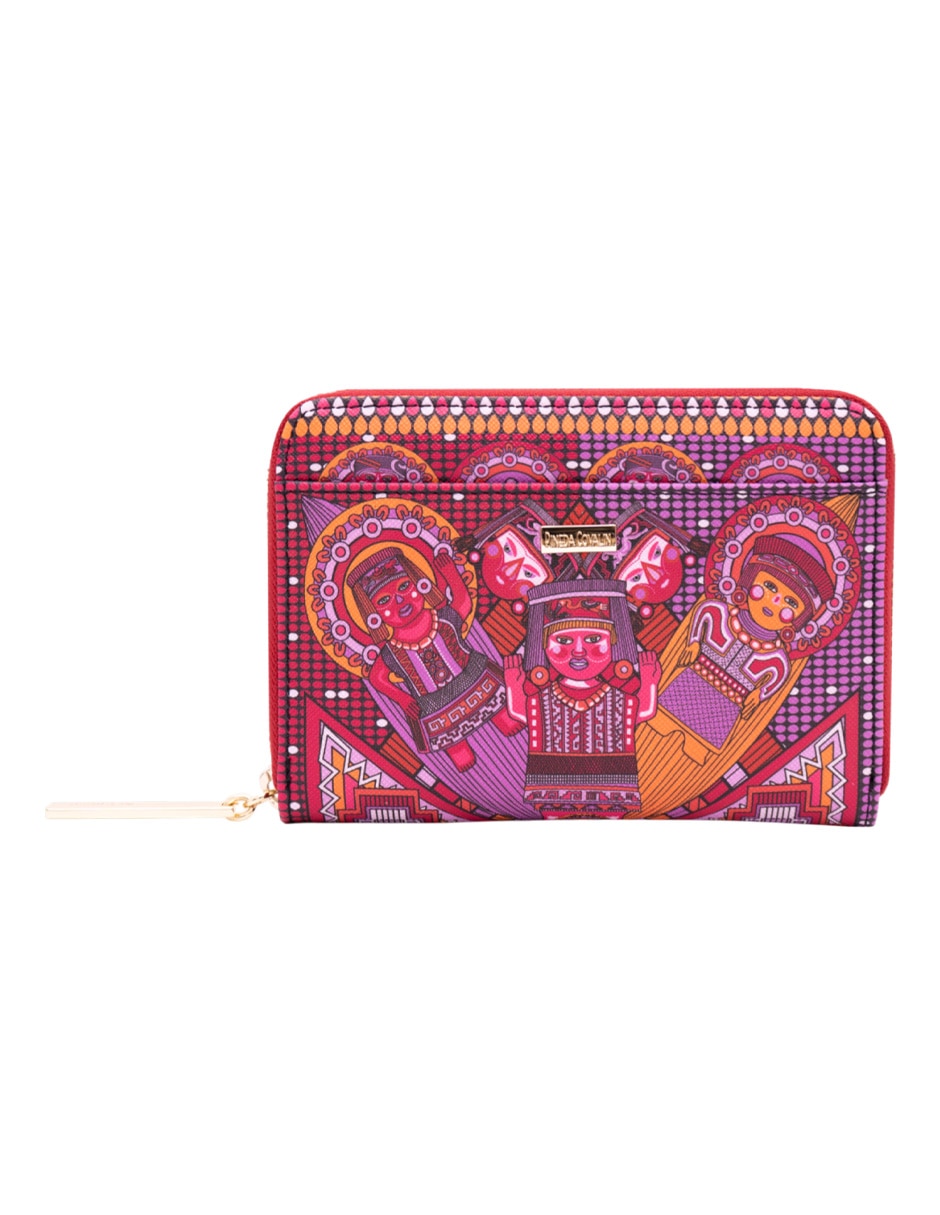 Cartera caritas sonrientes de Veracruz para mujer