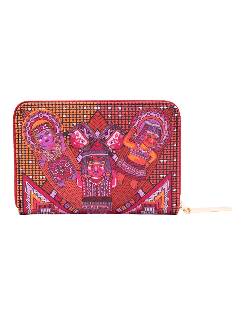 Cartera caritas sonrientes de Veracruz para mujer 2