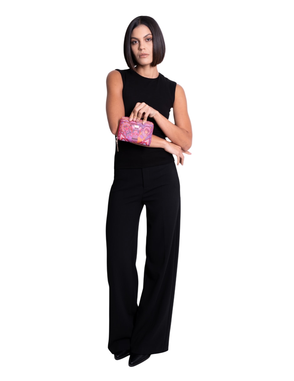 Cartera caritas sonrientes de Veracruz para mujer 6