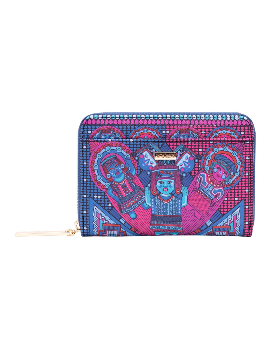 Cartera caritas sonrientes de Veracruz para mujer