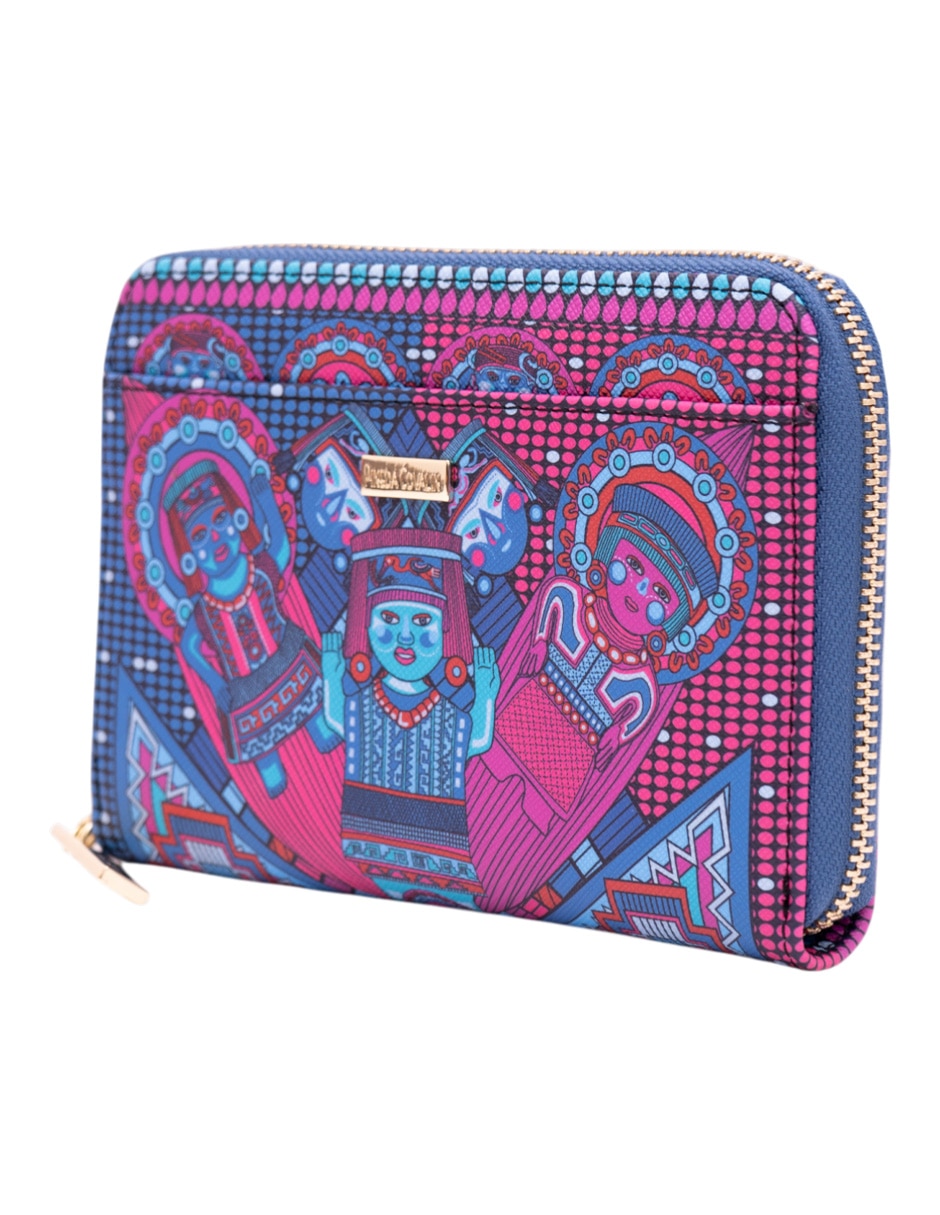 Cartera caritas sonrientes de Veracruz para mujer 2