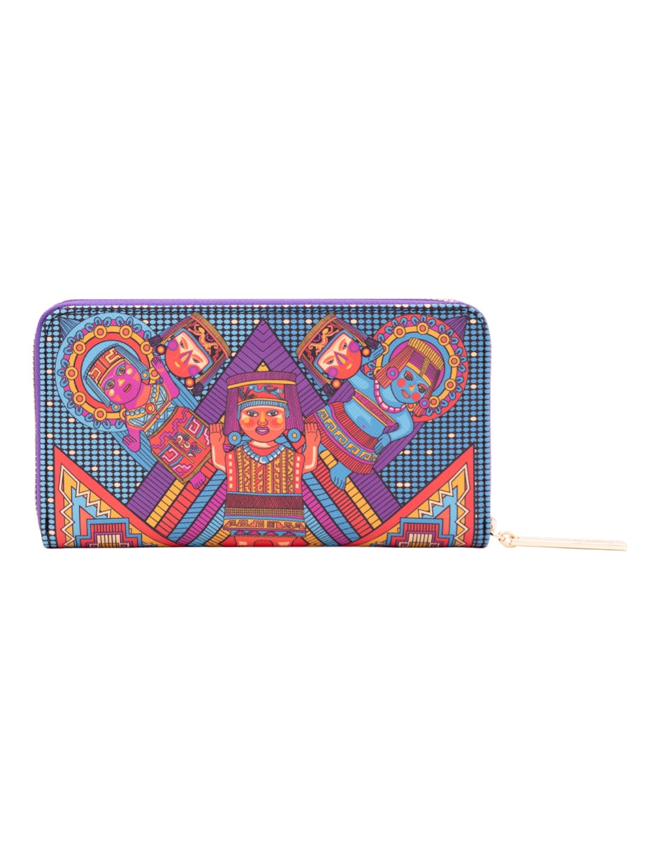 Cartera Caritas sonrientes de Veracruz para mujer 4