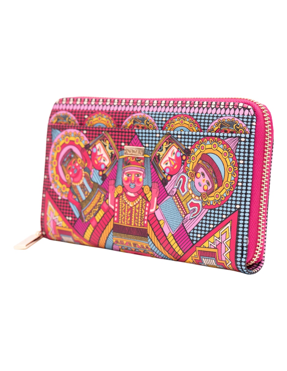 Cartera caritas sonrientes de Veracruz para mujer 2