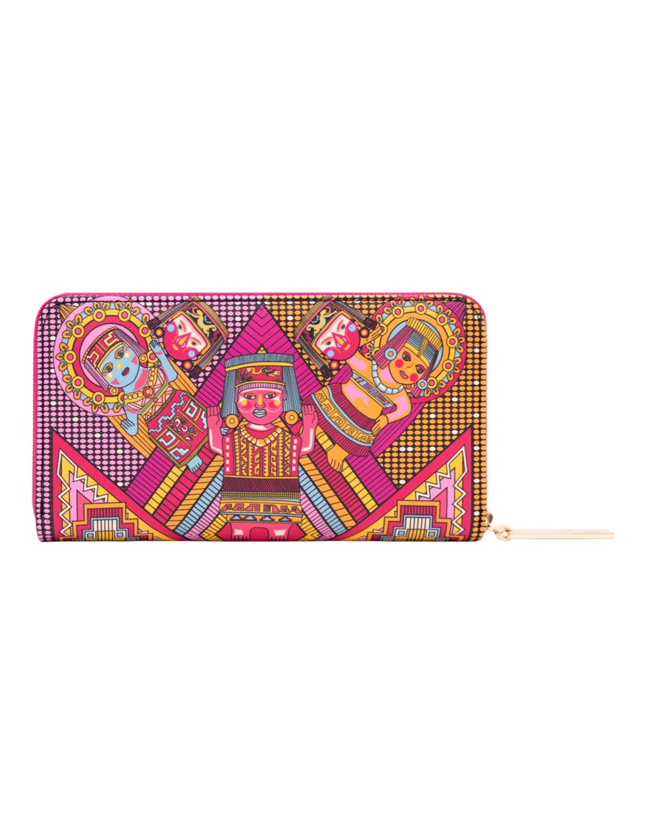 Cartera caritas sonrientes de Veracruz para mujer 3