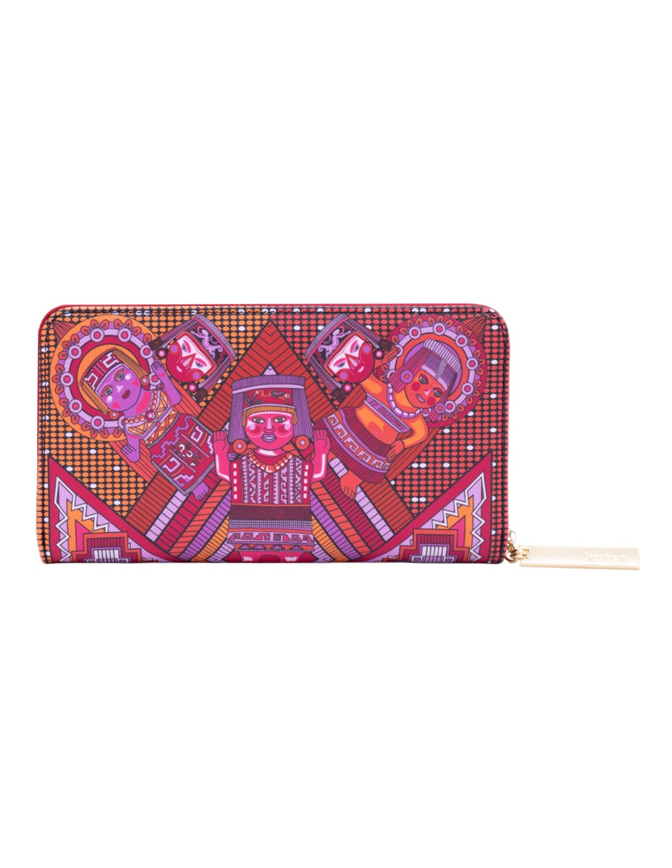 Cartera caritas sonrientes de Veracruz para mujer 5