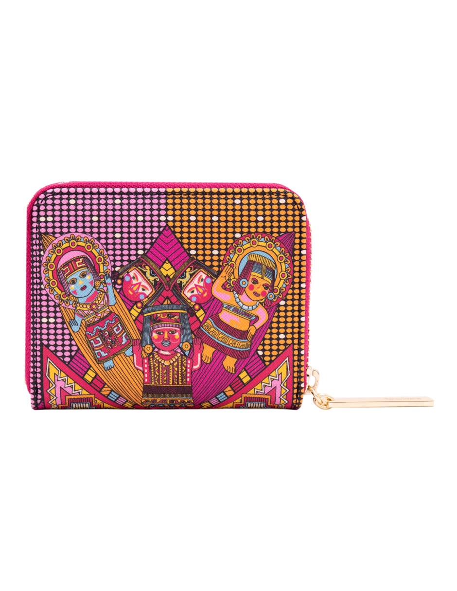 Cartera caritas sonrientes de Veracruz para mujer 5